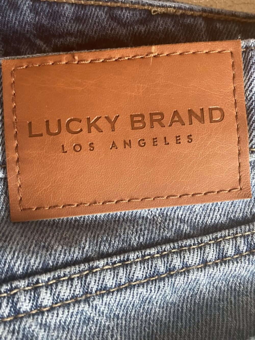 Lucky Brand Cut Off Distressed Denim Shorts. Size 0 25. Mid Rise Jean Jorts - Picture 11 of 13